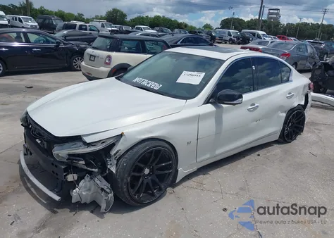 2014 Infiniti Q50 Premium из США, поврежденный, VIN JN1BV7APXEM674609